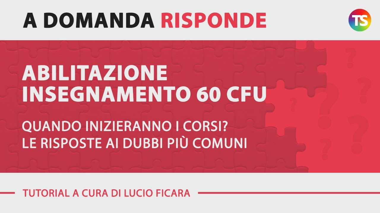 Abilitazione insegnamento 60 CFU, cosa cè da sapere? Quando inizieranno