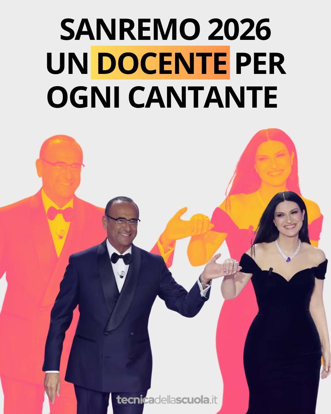 Sanremo 2026, “Un docente per ogni cantante”: la rubrica che abbina artisti e prof